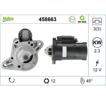 Startér VALEO 458663