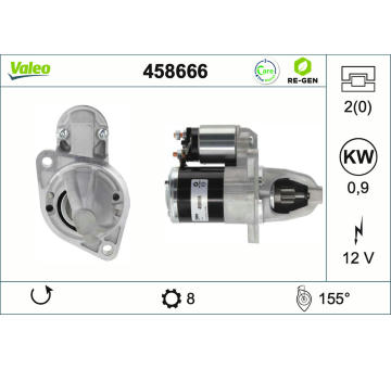 Startér VALEO 458666