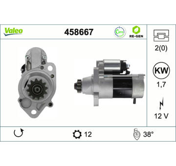 Startér VALEO 458667