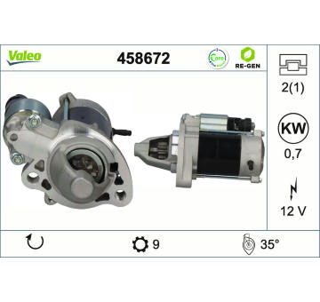 Startér VALEO 458672