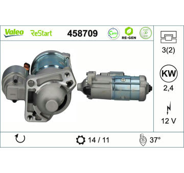 Startér VALEO 458709