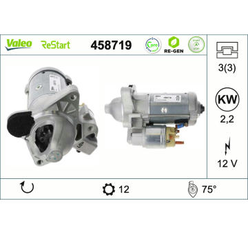 Startér VALEO 458719