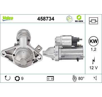 Startér VALEO 458734
