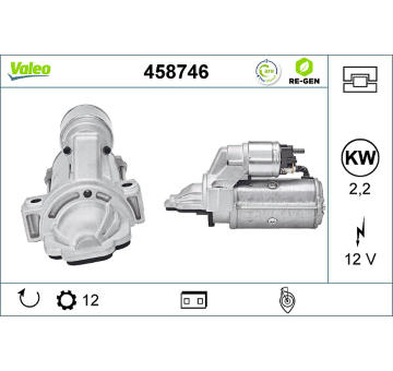 Startér VALEO 458746