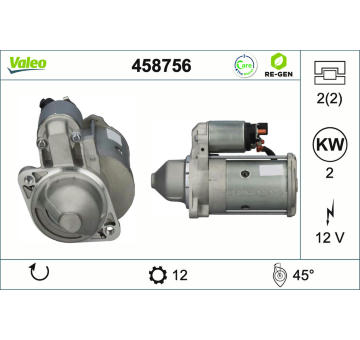 Startér VALEO 458756