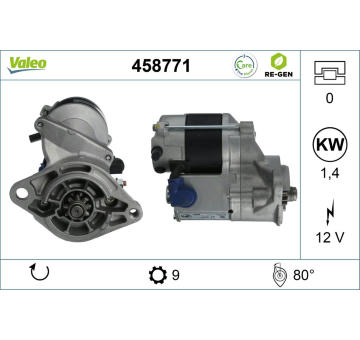 Startér VALEO 458771