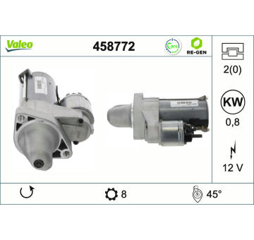 Startér VALEO 458772