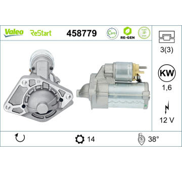 Startér VALEO 458779