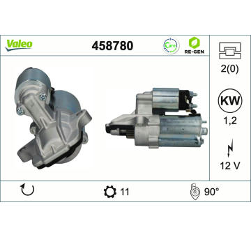 Startér VALEO 458780