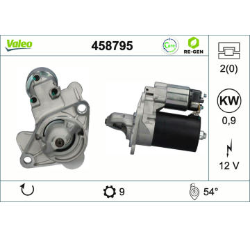 Startér VALEO 458795