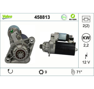 Startér VALEO 458813