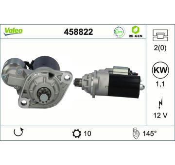 Startér VALEO 458822