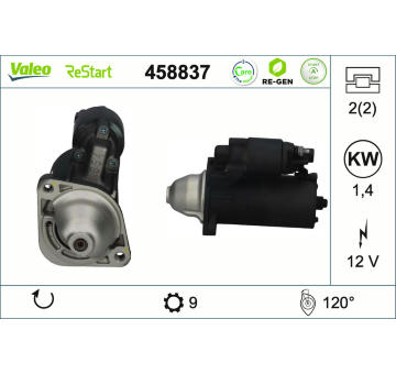 Startér VALEO 458837