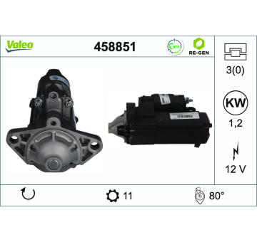 Startér VALEO 458851