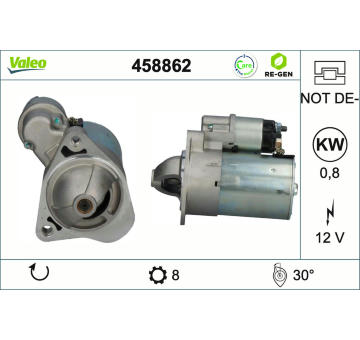 Startér VALEO 458862