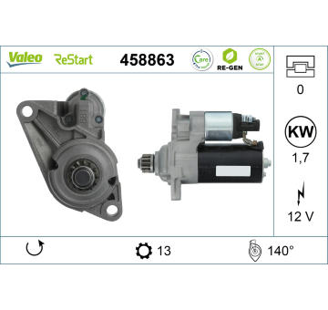 Startér VALEO 458863