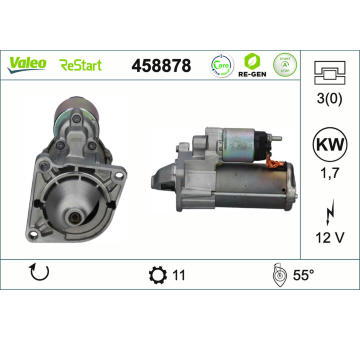 Startér VALEO 458878
