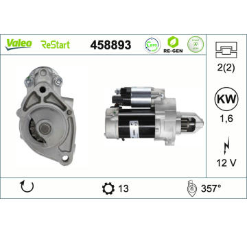 Startér VALEO 458893
