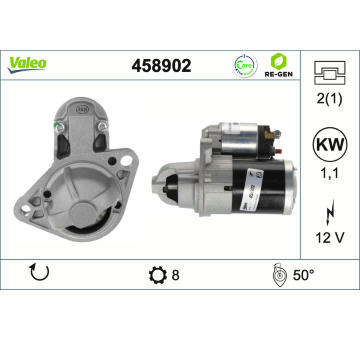 Startér VALEO 458902