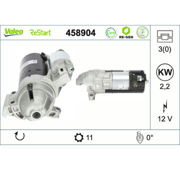 Startér VALEO 458904