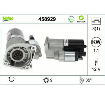 Startér VALEO 458929