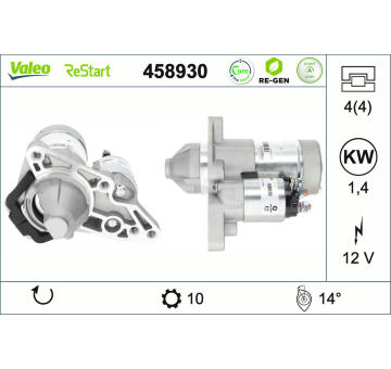 Startér VALEO 458930