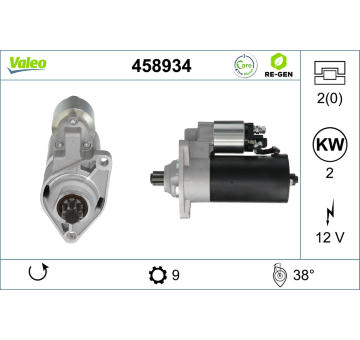 Startér VALEO 458934