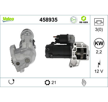 Startér VALEO 458935