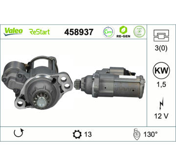 Startér VALEO 458937
