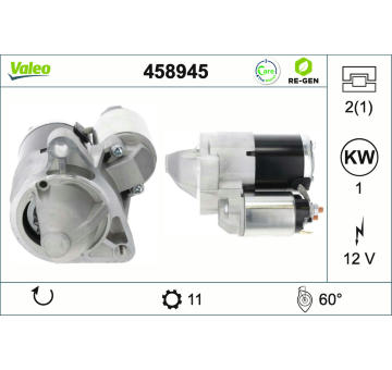 Startér VALEO 458945