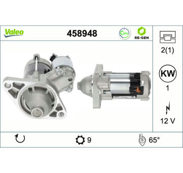 Startér VALEO 458948