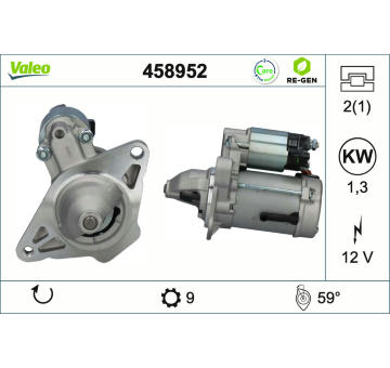 Startér VALEO 458952
