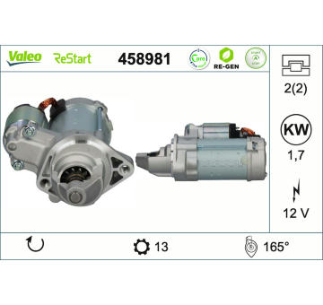 Startér VALEO 458981