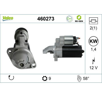 Startér VALEO 460273