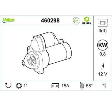 Startér VALEO 460298