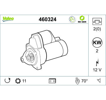 Startér VALEO 460324