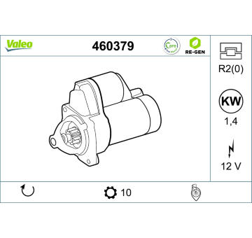 Startér VALEO 460379