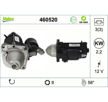 Startér VALEO 460520