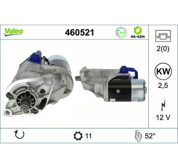 Startér VALEO 460521