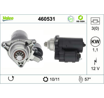 Startér VALEO 460531
