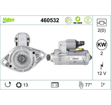 Startér VALEO 460532