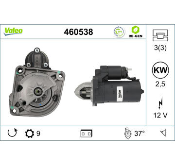 Startér VALEO 460538