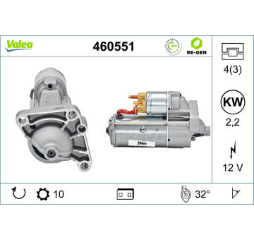 Startér VALEO 460551