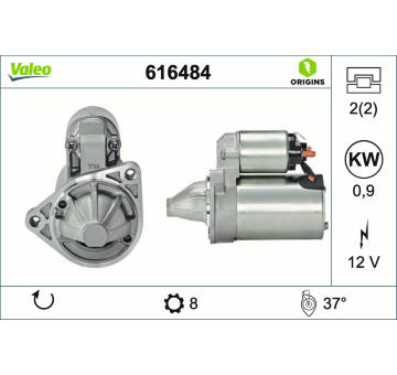 Startér VALEO 616484