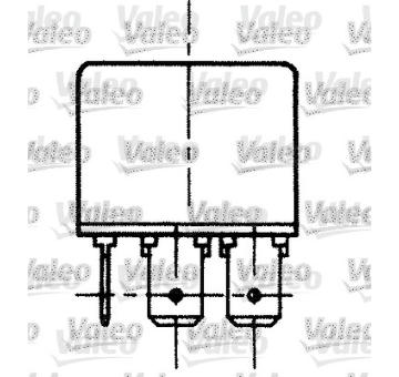 Relé, pracovní proud VALEO 643818