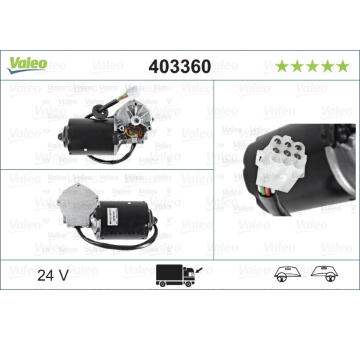 Motor stěračů VALEO 403360