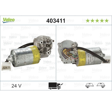 Motor stěračů VALEO 403411