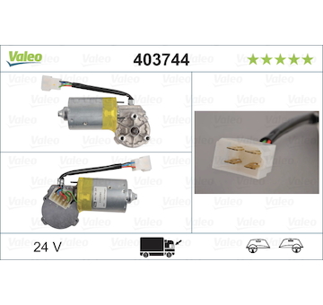 Motor stěračů VALEO 403744