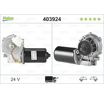 Motor stěračů VALEO 403924