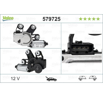 Motor stěračů VALEO 579725